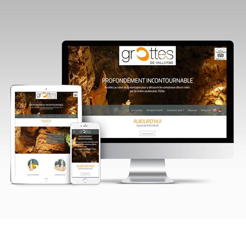 Grottes de Vallorbe - Site WEB