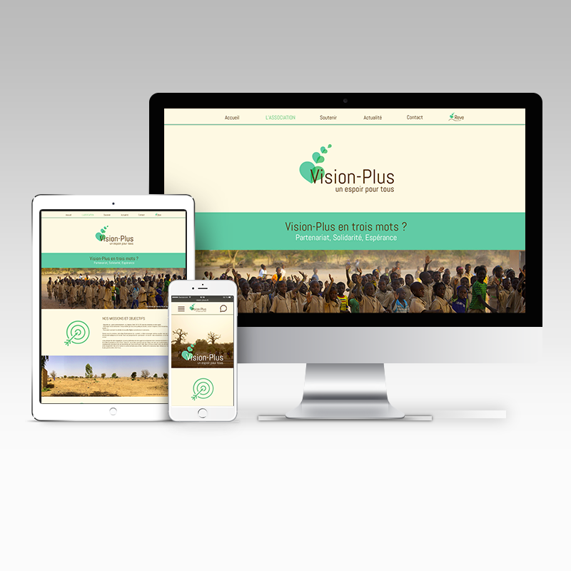 Vision Plus - Site humanitaire