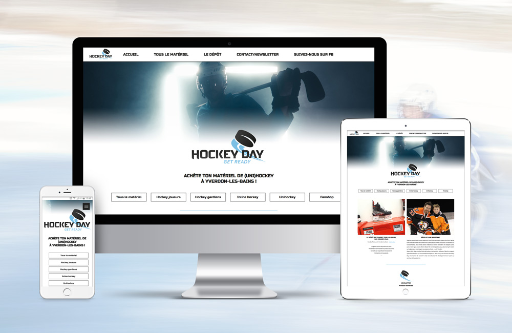 Site web de matériel de Hockey